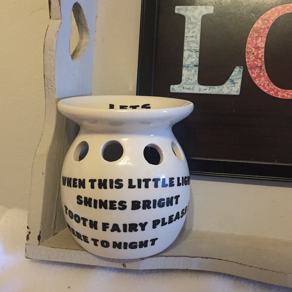 Handmade tooth fairy tea light